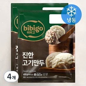 비비고 진한고기만두 (냉동), 400g, 4개