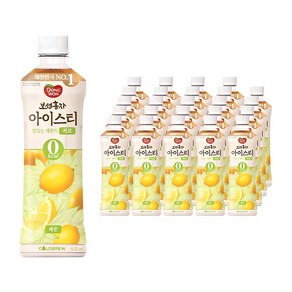 동원보성홍차 아이스티 제로 레몬, 24개, 500ml