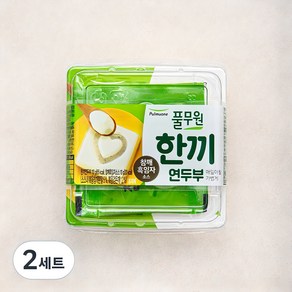 풀무원 한끼연두부 110g + 참깨흑임자 소스 10g 세트