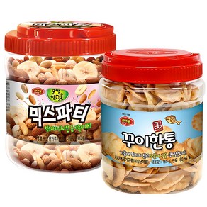 머거본 꾸이한통 150g + 믹스파티 800g 대용량 2종 세트, 1세트