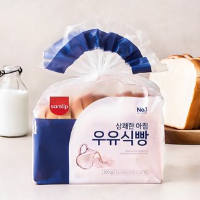 삼립 상쾌한 아침 우유식빵, 300g, 1개