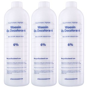 우신 오투 산화제 6%, 1L, 3개