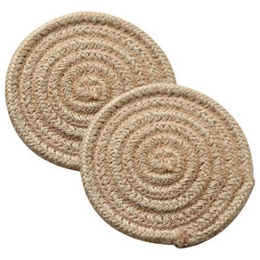 블럭마트 코튼 냄비받침/컵받침 11-12cm 2개입, TYPE3, 2개
