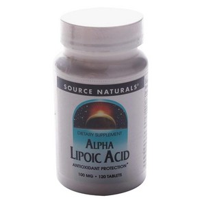 소스내츄럴스 알파리포산 100mg 타블렛, 120개입, 1개, 120정