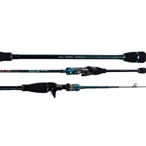 바낙스 하데스 이카메탈 게임 바다낚싯대 C722ULS, Black + Geen