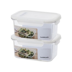 락앤락 테이블탑 직사각 밀폐용기, 2개, 1.1L