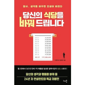 당신의 식당을 바꿔 드립니다:장사 생각을 바꾸면 인생이 바뀐다, 이경태 정효영, 천그루숲