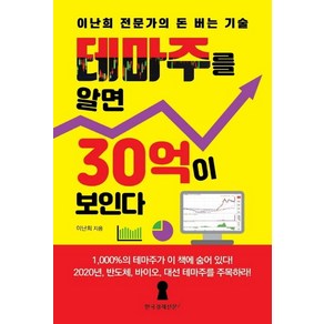 [한국경제신문i]테마주를 알면 30억이 보인다 : 이난희 전문가의 돈 버는 기술, 한국경제신문i