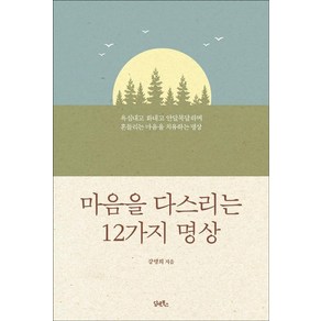 [담앤북스]마음을 다스리는 12가지 명상, 담앤북스