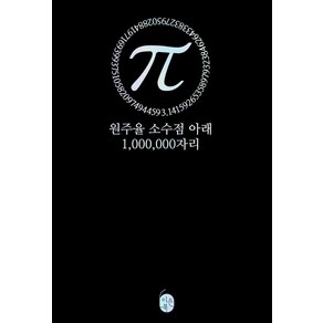 파이(π) 원주율 소수점 아래 1 000 000자리