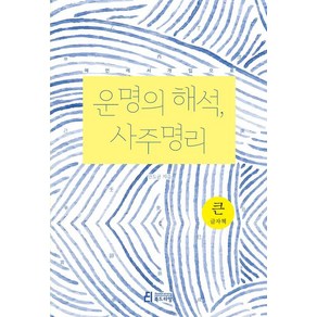 [북드라망]운명의 해석 사주명리 : 예언에서 개입으로 (큰글자책)