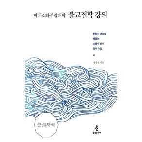 미네소타주립대학 불교철학 강의(큰글자책):붓다의 생각을 꿰뚫는 스물네 번의 철학 수업, 불광출판사, 홍창성