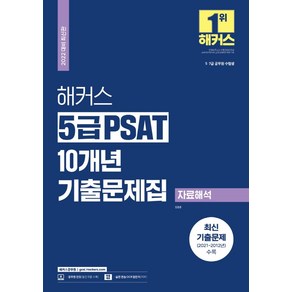 2022 해커스 5급 PSAT 10개년 기출문제집 자료해석, 해커스공무원