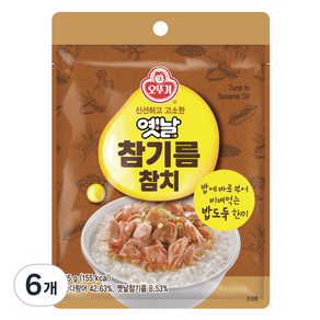 오뚜기 옛날 참기름 참치, 95g, 6개