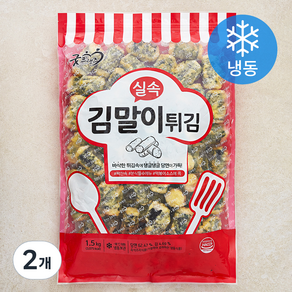 굿프랜즈 실속 김말이 튀김 (냉동), 1.5kg, 2개