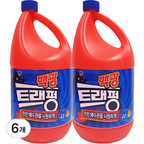 백광 트래펑 세정제, 4L, 6개