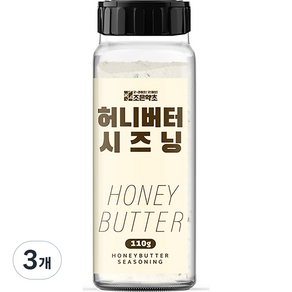 조은약초 허니버터 시즈닝, 3개, 110g