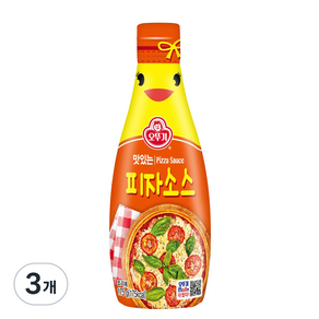 오뚜기 맛있는피자소스, 3개, 175g