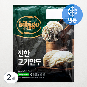 비비고 진한 고기만두 (냉동), 327g, 2개