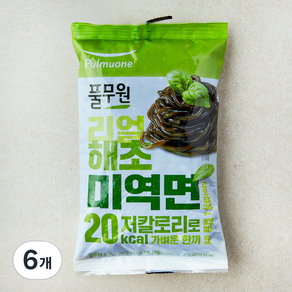 풀무원 리얼 해초미역면, 150g, 6개