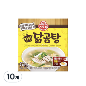 오뚜기 간편 닭곰탕, 50g, 10개