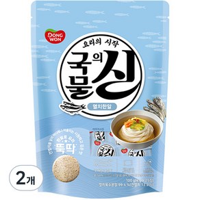 동원 국물의 신 멸치한알, 100g, 2개