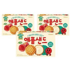 크라운 국희 애플샌드, 272g, 3개