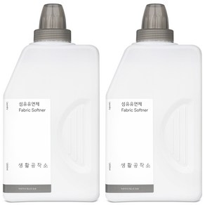 생활공작소 섬유유연제 릴리향, 2개, 1.5L