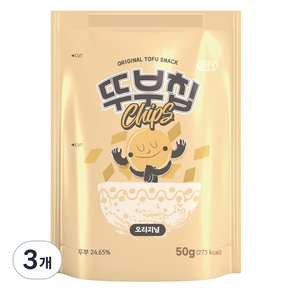 쿠키아 뚜부칩 오리지널, 50g, 3개