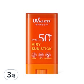 토니모리 유브이마스터 에어리 선스틱 SPF50+ PA++++, 20g, 3개