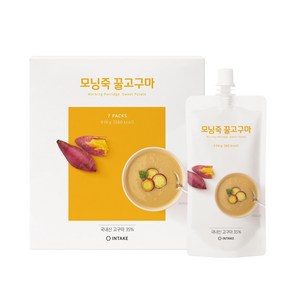 인테이크 모닝죽 꿀고구마 즉석죽, 130g, 7개