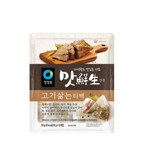 청정원 맛선생 고기삶는 티백, 30g, 1개