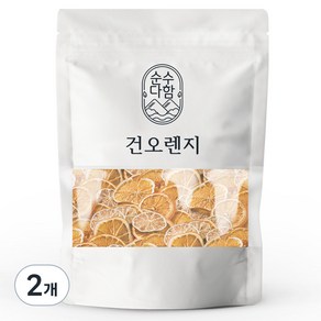 순수다함 건오렌지 슬라이스 오렌지차, 50g, 1개입, 2개