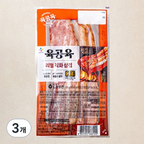 육공육 리얼 직화 삼겹, 225g, 3개