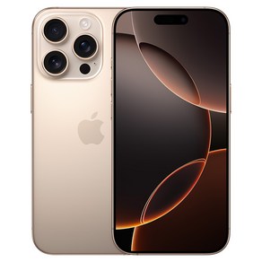 Apple 정품 아이폰 16 Po Max 자급제, 데저트 티타늄, 256GB
