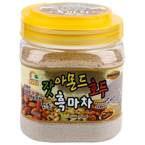 오양식품 잣 아몬드 호두 안동 흑마차, 800g, 1개