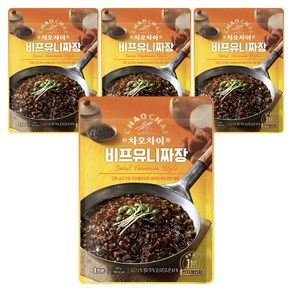 차오차이 비프 유니짜장, 180g, 4개