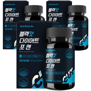 뉴트리원 블랙컷 다이어트 포맨 66g, 60정, 3개