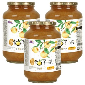 다미즐 봉밀 유자차, 2kg, 1개입, 3개