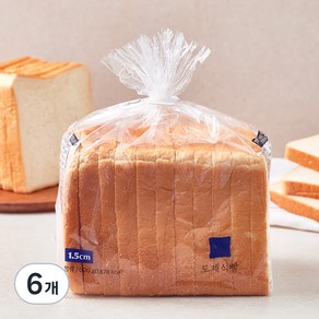 도제식빵, 600g, 6개