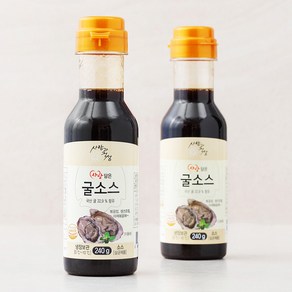 사랑과정성 사랑담은 굴소스, 240g, 2개