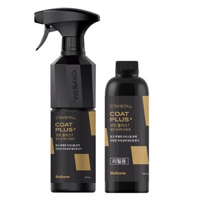 불스원 뉴 크리스탈 코트 플러스 광택제 500ml + 리필 400ml + 다용도 타월 세트, 1세트