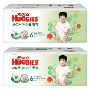 하기스 2024 네이처메이드 팬티형 기저귀 남아용, 6단계, 76매