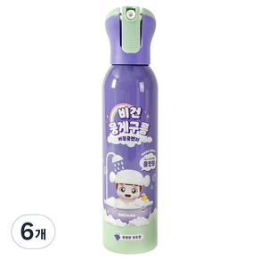 쁘띠누베 비건 뭉게구름 버블 클렌저 포도, 250ml, 6개