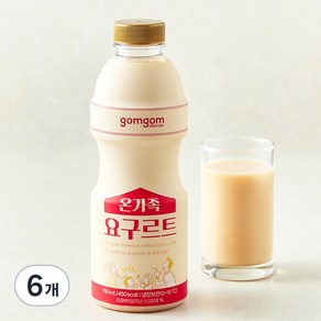 곰곰 온가족 요구르트, 750ml, 1개입, 6개