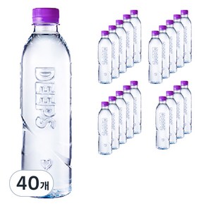 Deeps 해양심층수 에코골드 무라벨, 40개, 500ml