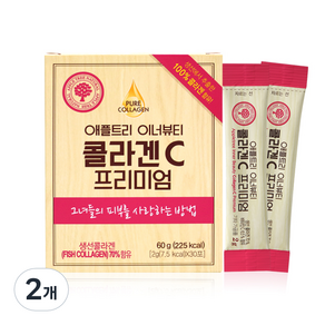 애플트리 이너뷰티 콜라겐C 프리미엄 콜라겐, 2개, 60g