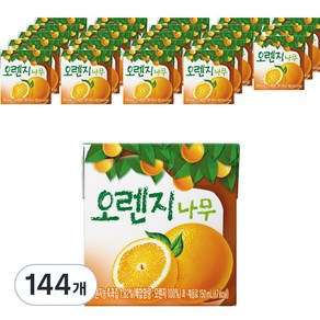 서울우유 오렌지나무 주스, 150ml, 144개