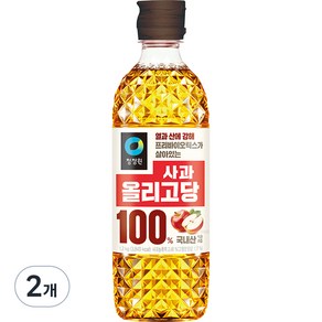 대상 청정원 사과 올리고당, 1.2kg, 2개