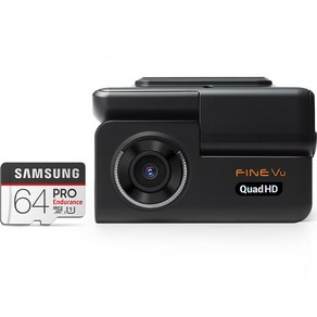 파인디지털 파인뷰 QHD/FHD 2채널 블랙박스 GX303 + 출장장착쿠폰, 64GB, FineVu GX303